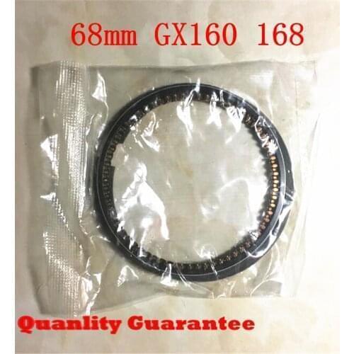 Standard 68mm GX160 168 gasoline generator piston ring set