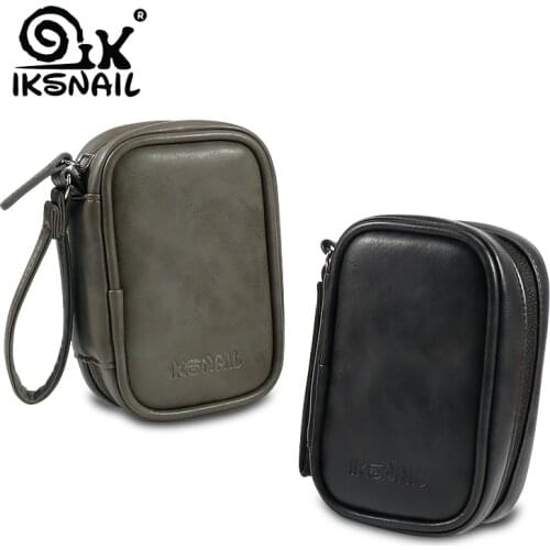 IKSNAIL Digital Products Bag For Airpods Single Deck Hard Disk Drive Storage Bag Zipper Hand Pouch Earphone Case Portable Holder