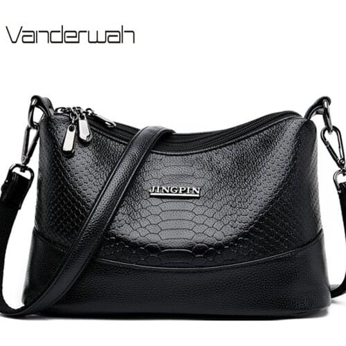 3 Layers 2021 Women Shoulder Bag Quality Leather Luxury Handbags Women Bags Designer Crossbody Hand Bag Purses and Handbags Sac