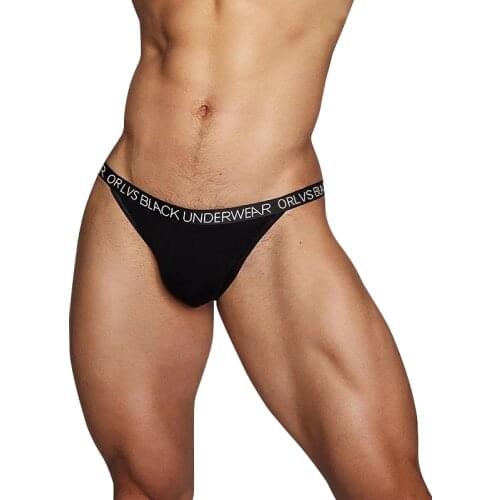 ORLVS Briefs Positive And Negative Character Mens Underpants Breathable Soft Independent Codpiece Anti-hemming Fit Male Pants