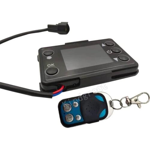 Universal 12V/24V LCD Monitor Switch+Remote Control Accessories For Diesels Air Parking Heater Controller Kit For Car Track Boat