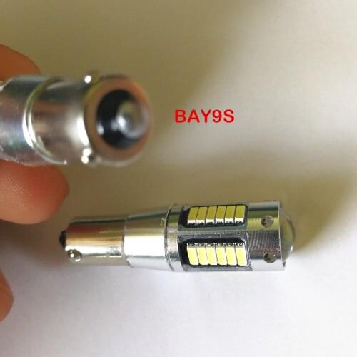 2 Pieces Super Bright New 30W H21W BAY9S CANbus 6000K WHITE LED Bulb For VW MK7 GOLF R REVERSE LIGHT CANbus Ready