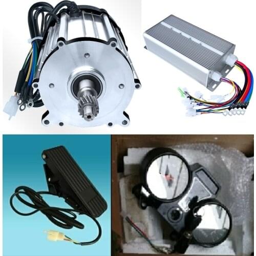 Fast Shipping 1500W 48V 60V 72V 24 mofset 1pc brushless motor+1pc controller E-bike electric bicycle speed control