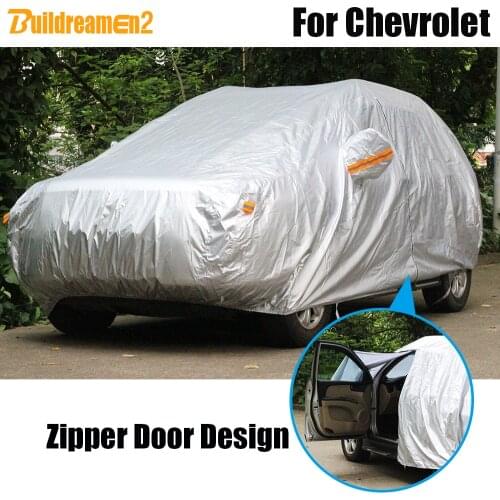 Buildreamen2 Car Cover Sun Snow Rain Prevent Cover Waterproof For Chevrolet Captiva Lumina Traverse Tahoe Trailblazer Uplander