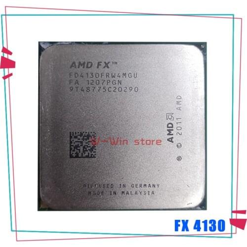 AMD FX-Series FX-4130 FX 4130 3.8 GHz Quad-Core CPU Processor FD4130FRW4MGU Socket AM3