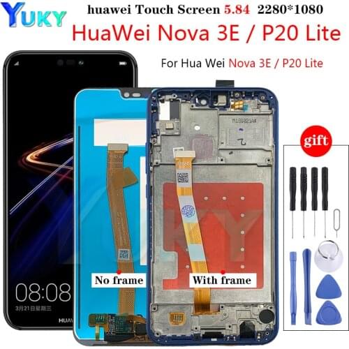 For Huawei P20 Lite ANE-LX1 ANE-LX3 5.84" LCD Display Touch Screen Digitizer Assembly Replacement For P20Lite Nova 3E