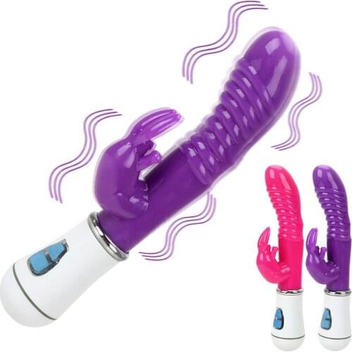 Erotic Rabbit Vibrators Female Masturbator Sex Toys For Women Vagina Clitoris Stimulator Dildo Vibrator G-spot Massager