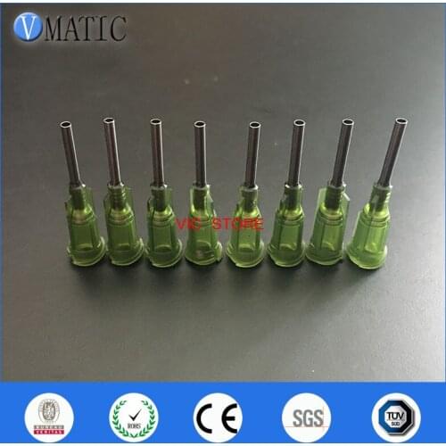 High Quality 100 Pcs Luer Lock Dispensing Needle 1/2 Inch 14G Dispense Needle Tip 0.5