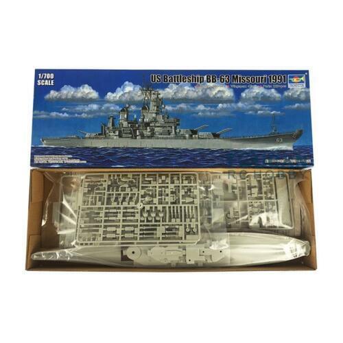 Trumpeter 1/700 05705 USS Missouri Battleship BB-63 1991 DIY Model Kit Warship TH05368-SMT2