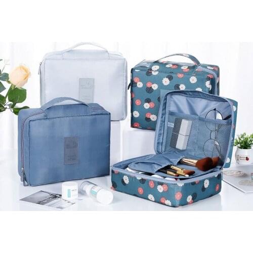 Creative Makeup Bag Oxford Cloth Make Up Organizer Portable Cosmetic Storage Containers MenS Toiletry Travel Bags