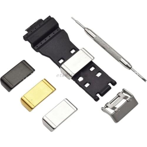 Metal Loop Holder Locker Bezel Ring for G-SHOCK GA-110 GD-100 GG-1000 DW-5600 DW-6900 Watchband Accessories 18/20/22mm