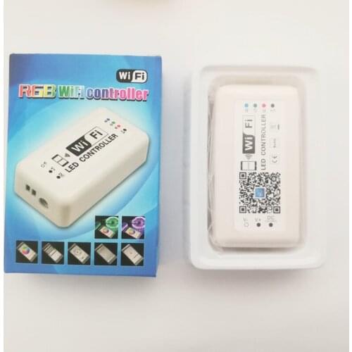 New DC12V-24V LED WIFI RGB Controller For SMD 5050 2835 RGB LED Strip Light Application to IOS and Android Mobile