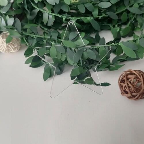 Laser Cust Gold Five-pointed Star Pendant 3pcs New Year Gifts Garden Decor Festive Party Supplies Christmas Tree Decoration