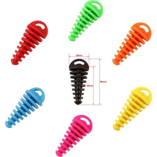 Exhaust Pipe Plug Motorcycle Motocross Tailpipe Rubber Air Bleeder Plug Exhaust Silencer Wash Plug Pipe Protector