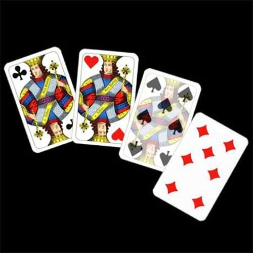 Jumbo Kings Problem (12cm x 19.5cm) Magic Tricks Stage Gimmick Prop Illusion Mentalism Fun