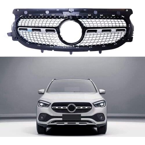 Front bumper grill without emblem Grille fit for benz 2020 GLA ABS