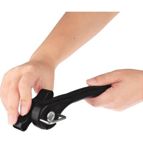 Manual Bottle Tin Can Opener Safe Cut Lid Cover Smooth Edge Stainless Steel