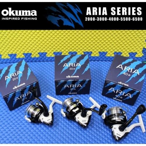 Okuma Aria Series Fishing Reels 2000-3000-4000-5500-6500