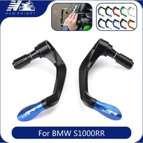 With Logo 15 Color For BMW S1000RR S 1000RR Motorcycle 7/8"22mm CNC Aluminum Handlebar Grips Guard Brake Clutch Levers Protector