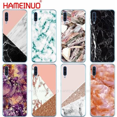 Silicon phone cover case for Samsung Galaxy S10 E PLUS A10 A20 A30 A40 A50 A70 A10E A20E M20 cover Scrub Marble Stone Image