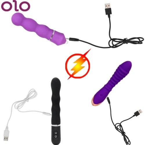 OLO DC Vibrator Cable Cord USB Charging Cable for Rechargeable Adult Sex Toys USB Power Supply Charger Sex Products Accessories