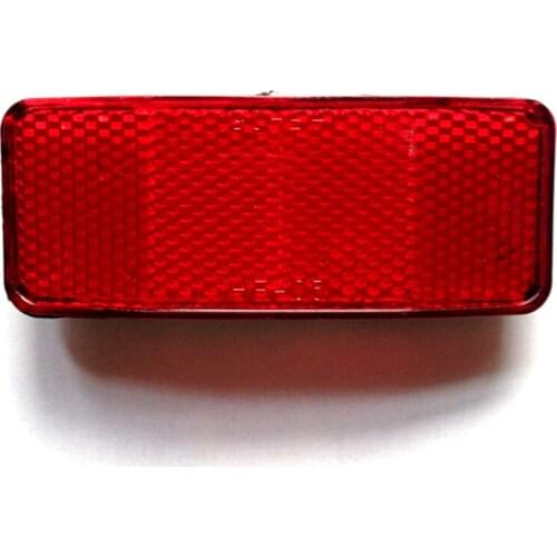 Rear frame bicycle safety reflector bicycle frame reflector reflector reflector bicycle rear frame reflector with screws to impr