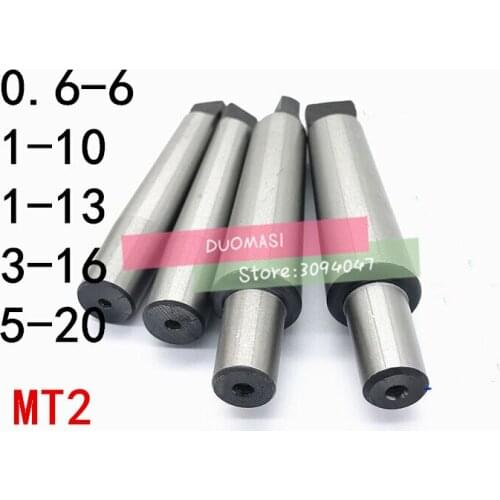1PCS Reducing Drill Sleeve MT2 0.6-6MM/1-10MM/1-13MM/3-16MM/5-20mm Morse Taper Shank Drill Chuck Arbor Drilling Lathe Tool parts