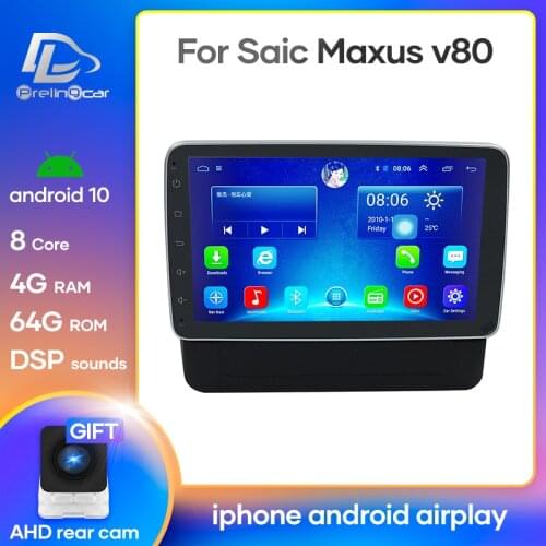32G ROM android car gps multimedia video radio player in dash for Saic Maxus v80 car navigaton stereo