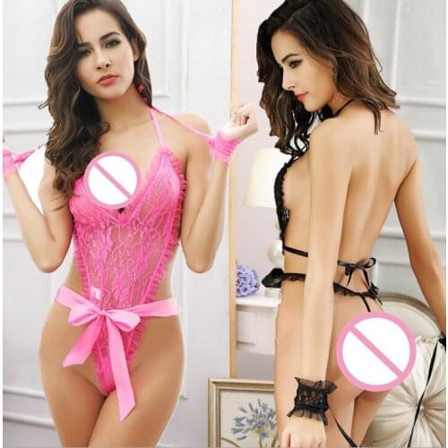 2018 Black/Pink Petticoat Woman Sexy Lace Deep V Lingerie Slip Ladies Petticoats Hose Full Slips Sleepwear S-XL