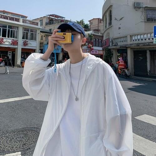 2021 Solid Thin Jacket Running Tops UV Sun Protect Clothing High Quality Long Sleeve Jackets Light Weight Summer Beach Wear