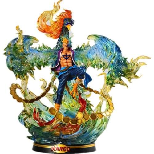 One Piece Anime Figure GK Marco Phoenix Figma 46cm PVC Model Action Archetype Oversized Movie Gift Collectible Toys For Children