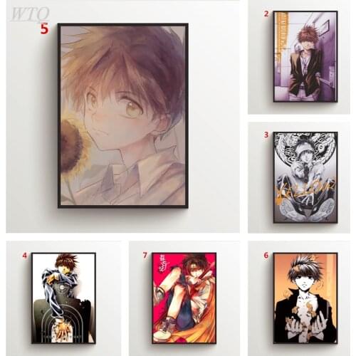 Saiyuki Sanzo Goku Anime Posters Canvas Painting Retro Poster Wall Decoration Wall Posters Wall Art Photos for Childrens Room