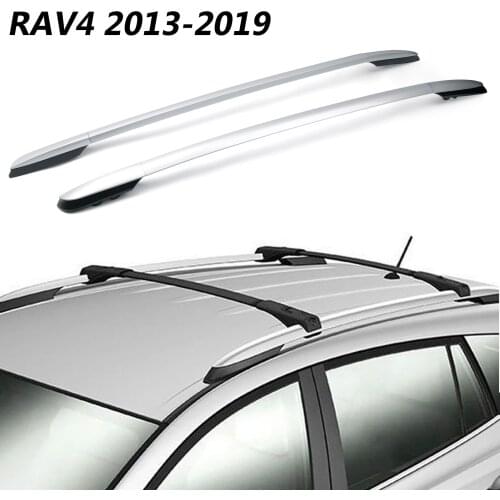 Artudatech For RAV4 2013-2019 Aluminum Factory Silver Top Roof Rack Side Rails Bar AU Warehouse Car Auto Accessoreis Parts
