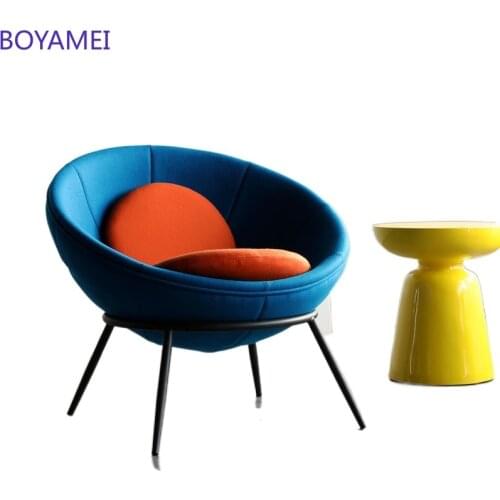 Damon designer creative bowl chair designer modern fashion classic sample room leisure chair balcony chair hemisphere chair