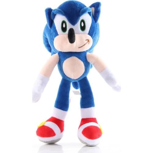 28cm Sonic action figure Soft toys keychain Hedgehog model plush toy Sofa bedroom decoration children birthday gifts