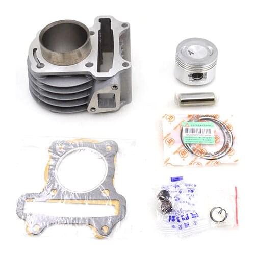 3sets/lot Motorcycle Cylinder Kit 47mm Bore For GY6-80 GY6 80 139QMA 139QMB Moped Scooter TaoTao Engine Spare Parts