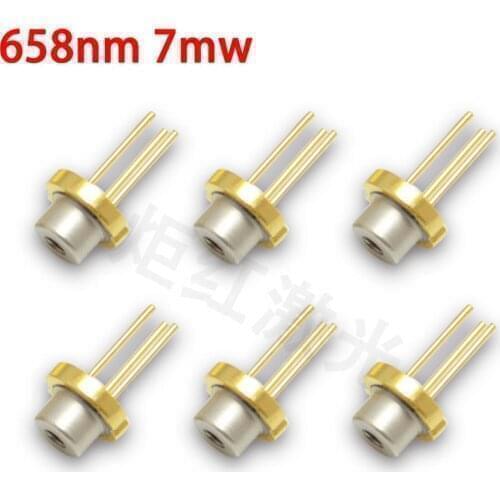 ROHM φ5.6mm Red 650nm 658nm 660nm 5mW 7mW 10mW Laser Diode (No Glass Window) Low Power