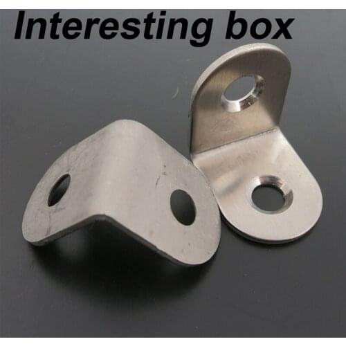 Model corner pieces Stainless steel fixing parts L-shaped bracket Model car assembly materials DIY model accessories