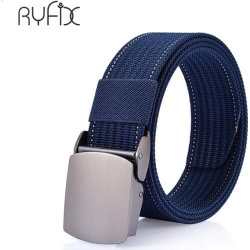Men Belts Automatic Buckle Nylon Male Tactical Belt Mens Military Adjustable Waist Canvas Belts Outdoor Sports Camping BL389
