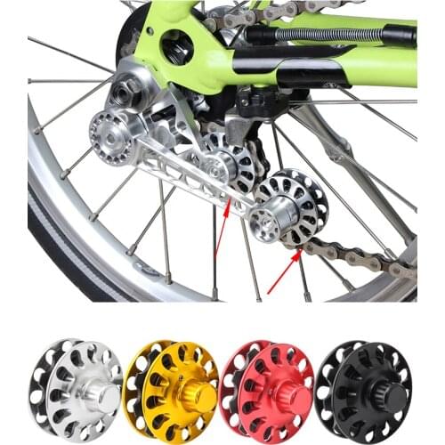 Bike Chain Guider Tower Wheel Aluminum Alloy Chain Guide Cycle Chain Guide Replacement for Brompton 2/6