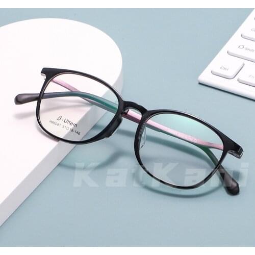 KatKani Plastic Steel Glasses Frame Men Myopia Hyperopia Astigmatism Full Frame Comfortable Women Optical Glasses Frame M66081