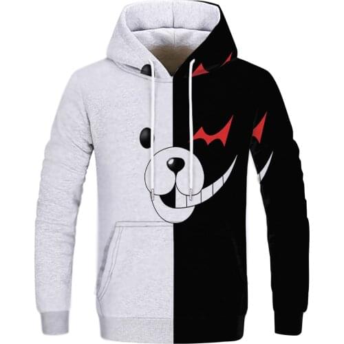 Anime series shirt plus size 2021 hot sale plus size casual and good-looking hooded sweatshirt 3D printing thin section