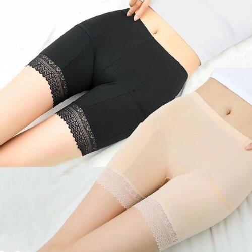Safety Short Pants Women Soft Cotton Seamless Panties Summer Under Skirt Shorts Modal Ice Silk Breathable Short Tight Underwear