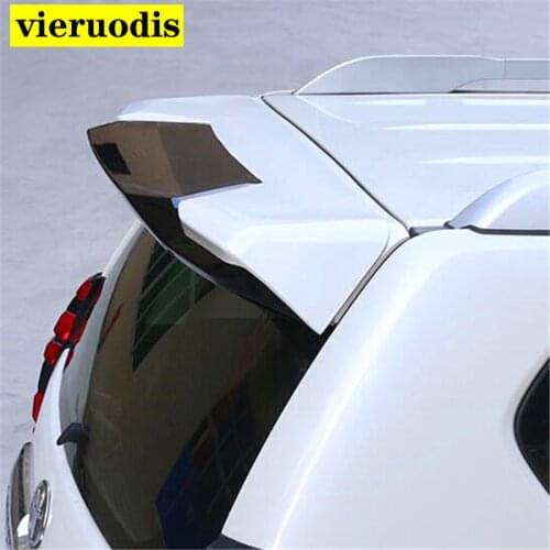 ABS Plastic Black White Color Rear Trunk Boot Wing Spoiler For Toyota Cruiser Prado FJ150 FJ 150 2010-2018