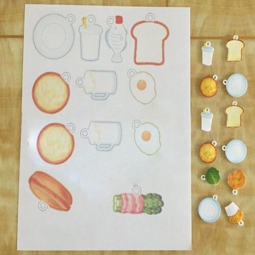 50pcs printable shrink paper A4 size two sides matte printable shrink films sheet