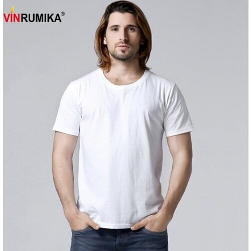 VINRUMIKA Men's Plain T-shirts