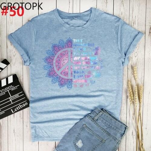 They Whispered Her You Cant with Stand The Storm Women Cartoon 90s Funny Fashion Print Lady T-shirts Top Womens Graphic T Shirt