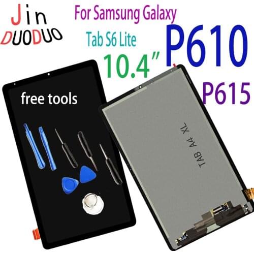 High Quality For Samsung Galaxy Tab S6 Lite P610 P615 LCD Touch Screen Digitizer Panel Assembly Replacement Repair