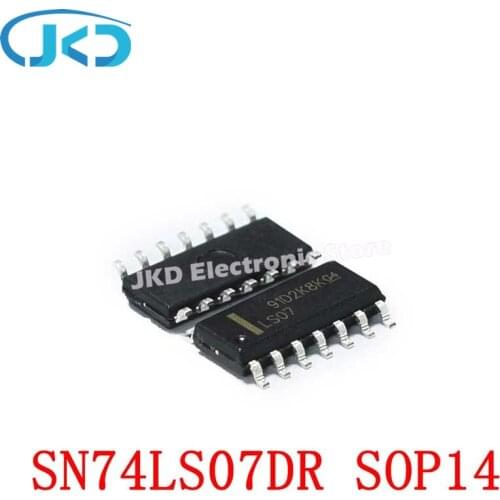 10pcs SN74LS07DR 74LS07DR 74LS07 SOP-14 New IC