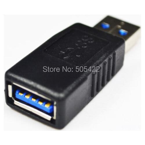 Black USB 3.0 Type A Male to Female Extension Cable Adapter Plug 5Gbps Data Connector 100pcs/lot